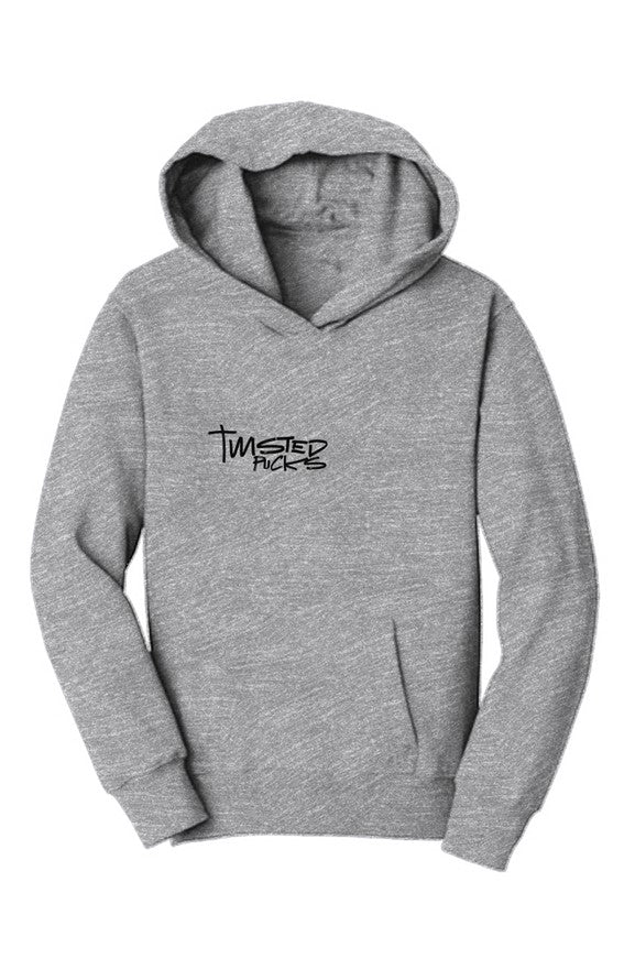 Twisted pucks Youth Fleece Pullover Sweatshirt