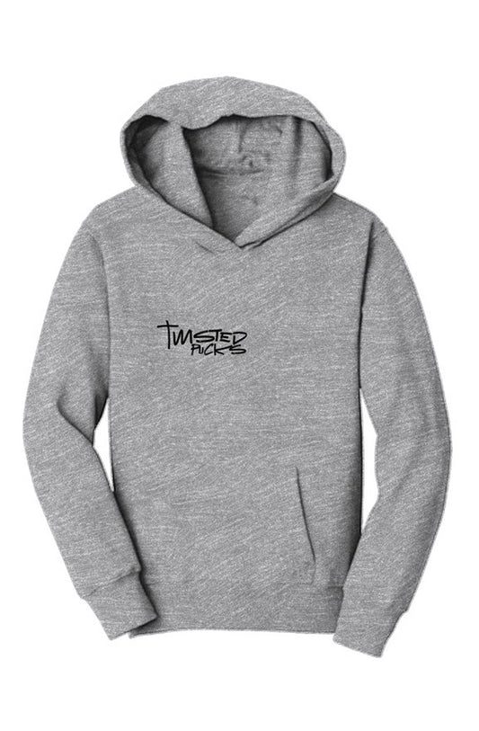 Twisted pucks Youth Fleece Pullover Sweatshirt