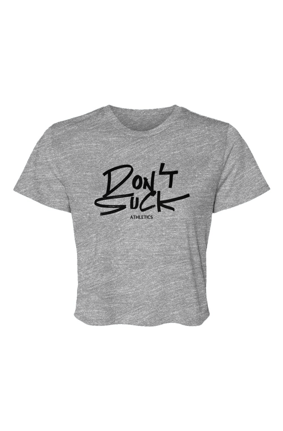 Don't Suck athletics cropped flowy tee
