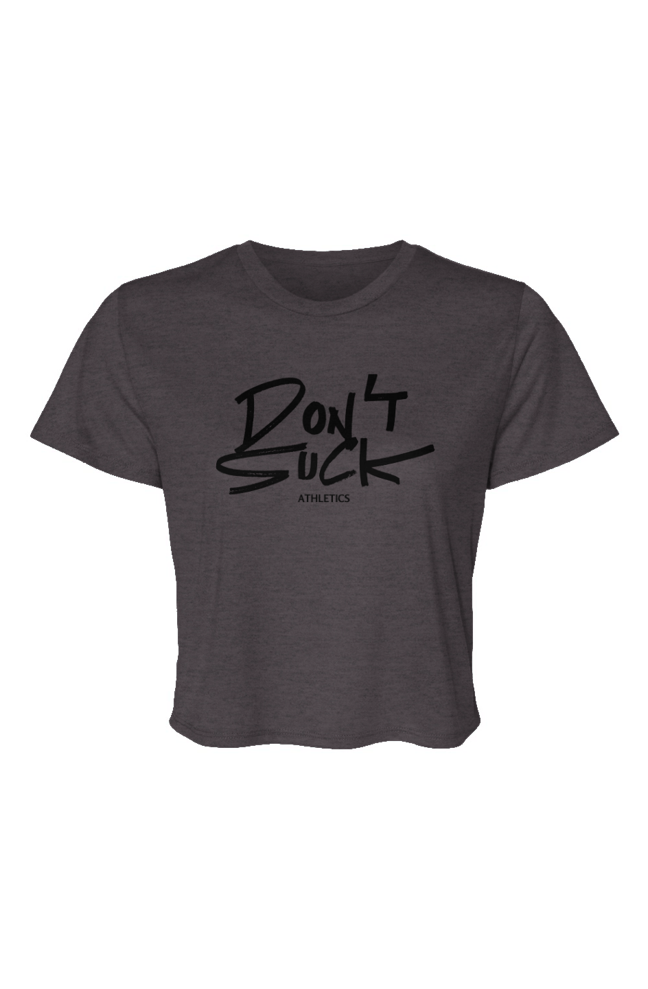 Don't Suck athletics cropped flowy tee